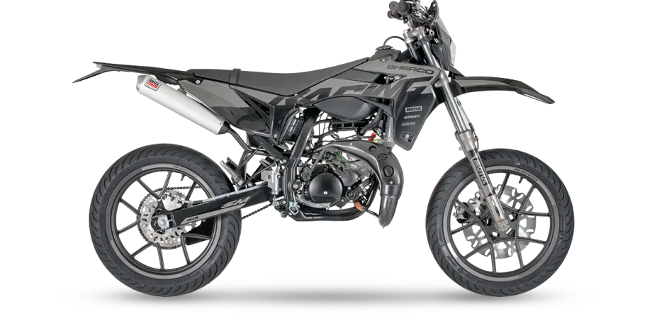 UUSI SHERCO 50cc SILVER R-RS AND BLACKMOON R-RS